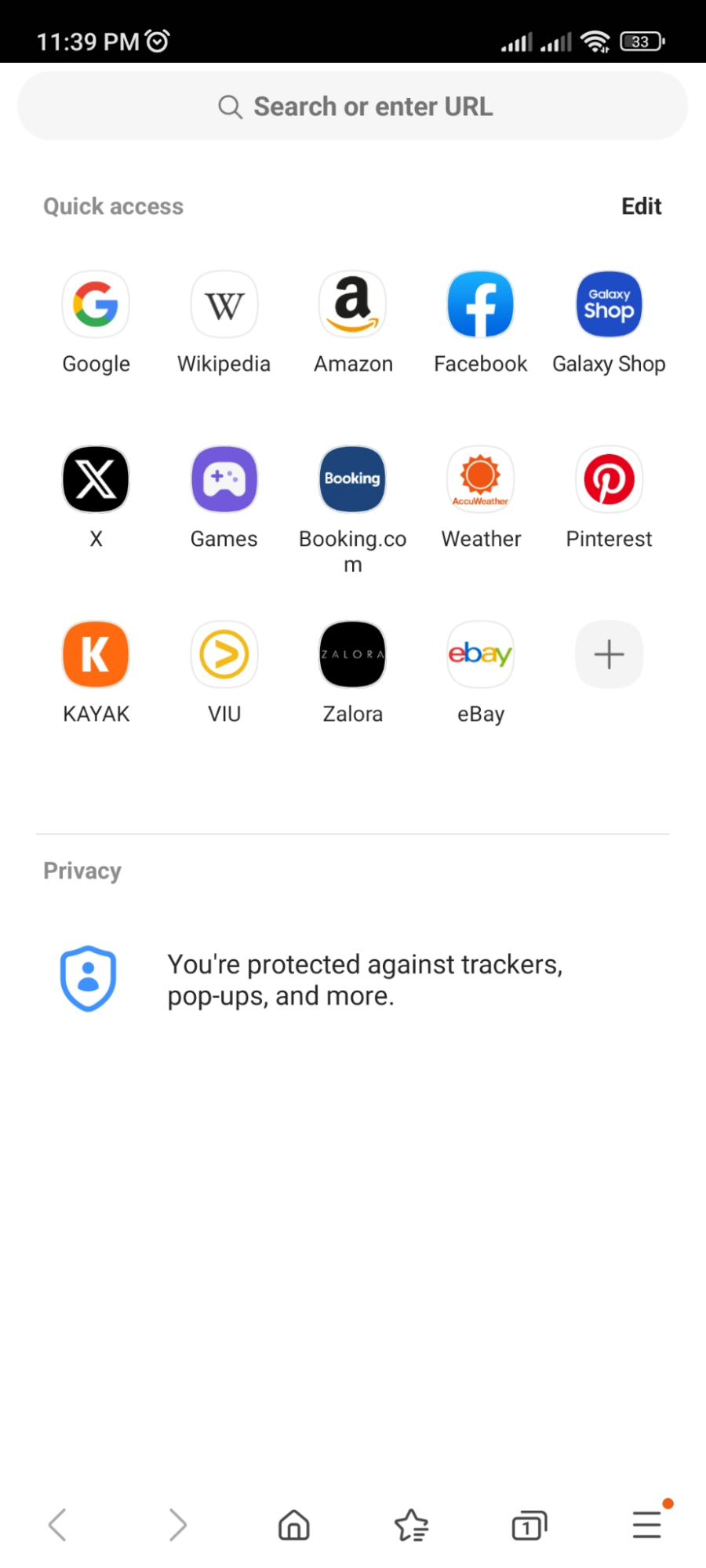 Samsung Internet - Android - Browser